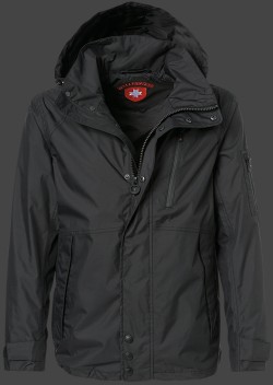 Jacken-Coat Tirol Poly3AirTec Schwarz Jacke Herren Sommer