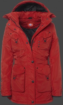 Jacken-Coat Titania Winter TiSaAirTec Darkred Jacke Damen Winter