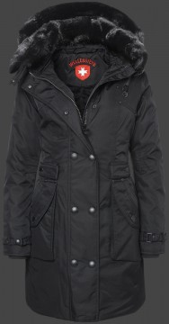 Jacken-Coat Trinity RainbowAirTec Schwarz Jacke Damen Winter