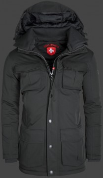Jacken-Coat Vancouver ElaDuAirTec Schwarz Jacke Herren Winter