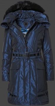 Jacken-Coat Venezia GoStriMeAirTec Navyblack Jacke Damen Winter