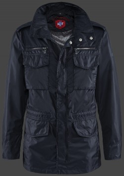 Jacken-Coat Wellington Men SharkHiTec Darknavy Jacke Herren Sommer