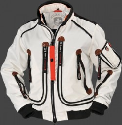 Jacken-Coat Wildfire RainbowAirTec Cocos/Schwarz Jacke Herren Winter