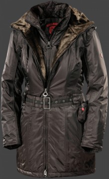 Jacken-Coat Zermatt Lang GlossyAirTec Espresso Jacke Damen Winter