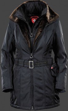 Jacken-Coat Zermatt Lang RainbowAirTec Midnightblue Jacke Damen Winter