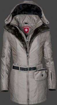 Jacken-Coat Zermatt Lang RainbowAirTec Moonstone Jacke Damen Winter
