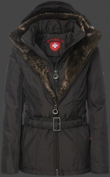 Jacken-Coat Zermatt RainbowAirTec Coffee Jacke Damen Winter