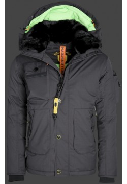 Jacken-Coat Ameriquest AmBasLiAirTec Blackpepper Jacke Herren Winter