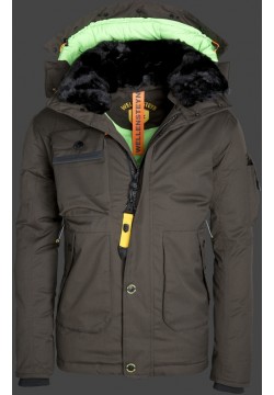 Jacken-Coat Ameriquest AmBasLiAirTec Olivepepper Jacke Herren Winter