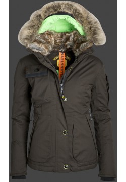 Jacken-Coat Ameriquest Lady AmBasLiAirTec Olivepepper Jacke Damen Winter