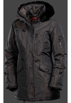 Jacken-Coat Amethyst-Parka MidnightAirTec Blackbrown Jacke Damen Winter