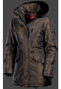 Jacken-Coat Amethyst-Parka MidnightAirTec Haselnuss Jacke Damen Winter