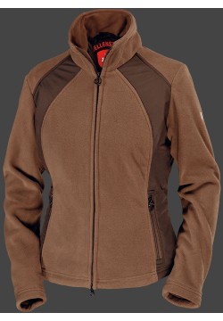 Jacken-Coat Arosa MicroFleece Haselnuss/Schoko Jacke Damen Winter