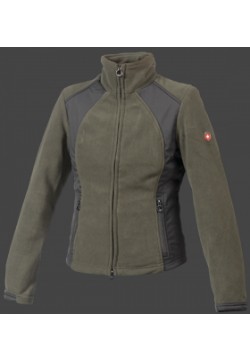 Jacken-Coat Arosa MicroFleece Hunter/Schwarz Jacke Damen Winter