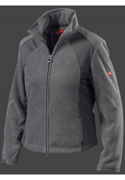 Jacken-Coat Arosa MicroFleece Melange/Schwarz Jacke Damen Winter