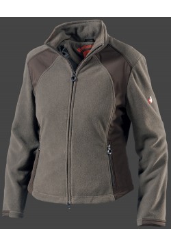 Jacken-Coat Arosa MicroFleece Mud/Schoko Jacke Damen Winter