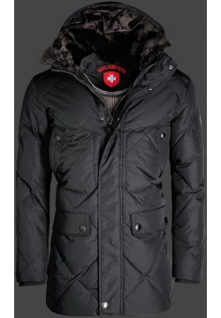 Jacken-Coat Asprey Solid MiPeJaqAirTec Schwarz Jacke Herren Winter