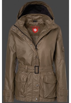 Jacken-Coat Barbados PUWax Khakiwash Jacke Damen Sommer