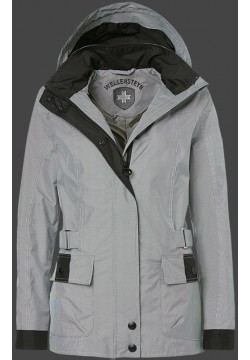 Jacken-Coat Barriga MicroPepAirTec Pepitablack/White Jacke Damen Sommer
