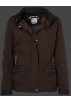 Jacken-Coat Barriga PolyAirLite Schoko/Schwarz Jacke Damen Sommer