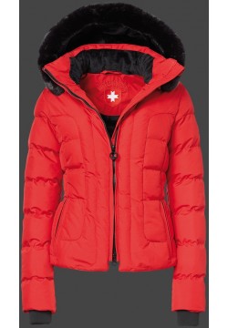 Jacken-Coat Belvedere Short PolyAirLite Red Jacke Damen Winter