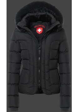 Jacken-Coat Belvedere Short PolyAirLite Schwarz Jacke Damen Winter