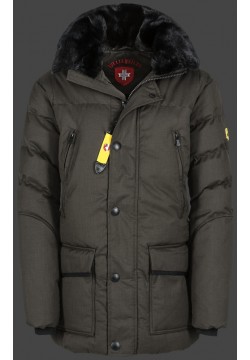 Jacken-Coat Beverly Hills AmBasLiAirTec Muskatpepper Jacke Herren Winter
