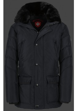 Jacken-Coat Beverly Hills HaHeMeAirTec Darknavy Jacke Herren Winter
