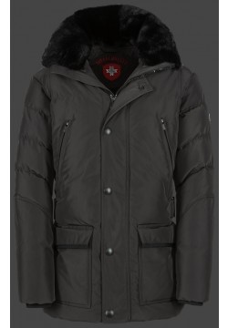 Jacken-Coat Beverly Hills HaHeMeAirTec Graphit Jacke Herren Winter