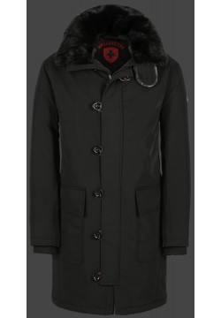 Jacken-Coat Canary Men ElaDuAirTec Schwarz Jacke Herren Winter