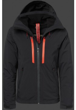 Jacken-Coat Caymen FourStreAirTec Schwarz/Rot Jacke Herren Sommer