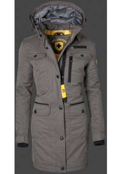 Jacken-Coat Chester Lady Winter SeBasLiAirTec Saltpepper Jacke Damen Winter