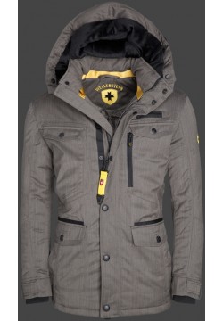 Jacken-Coat Chester Winter BosAirTec Saltpepper Jacke Herren Winter