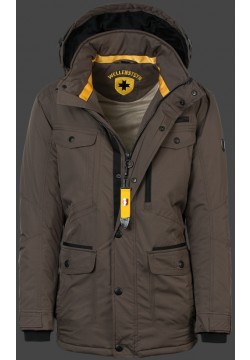 Jacken-Coat Chester Winter PolyHiTec Stone Jacke Herren Winter