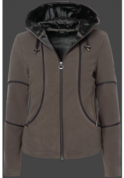 Jacken-Coat Chimonix MicroFleece Mud/Schwarz Jacke Damen Winter