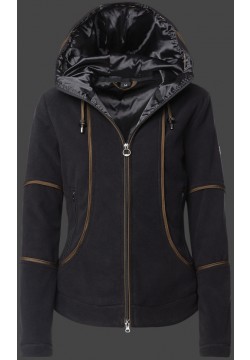 Jacken-Coat Chimonix MicroFleece Schwarz/Crocodile Jacke Damen Winter