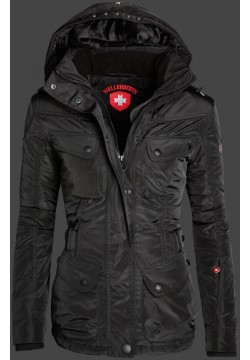 Jacken-Coat Cosmo TiSaAirTec Schwarz Jacke Damen Winter