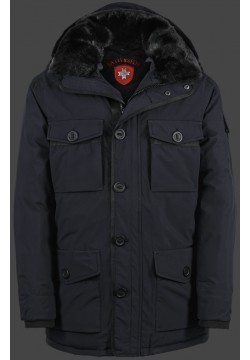 Jacken-Coat Discovery FourStreAirTec Darknavy Jacke Herren Winter