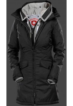 Jacken-Coat Dockside HaHeMeAirTec Schwarz Jacke Damen Winter