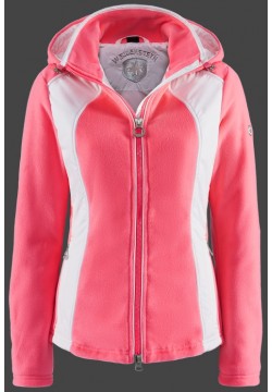Jacken-Coat Dolce Vita MicroFleece Neontangerine/Cocos Jacke Damen Winter