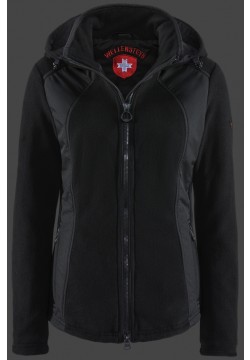 Jacken-Coat Dolce Vita MicroFleece Schwarz Jacke Damen Winter
