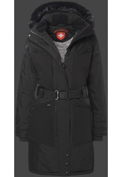Jacken-Coat Eiskristall HeavenAirTec Schwarz Jacke Damen Winter