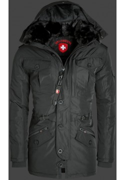 Jacken-Coat Elements HaHeMeAirTec Schwarz Jacke Herren Winter