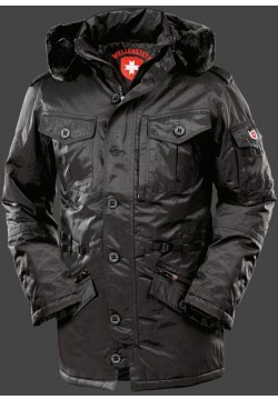 Jacken-Coat Elements MeSiDu Schwarz Jacke Herren Winter
