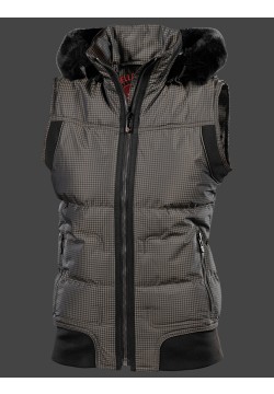 Jacken-Coat Empire Weste PepGoNavAirTec PepitaBlackGold Jacke Damen Winter