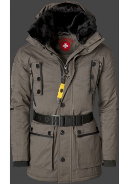 Jacken-Coat Excalibur BosAirTec Saltpepper Jacke Herren Winter