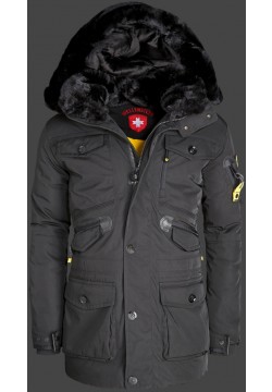 Jacken-Coat Falcon BlackAirTec Schwarz Jacke Herren Winter