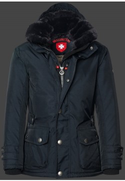 Jacken-Coat Feuerland RainbowAirTec Midnightblue Jacke Herren Winter