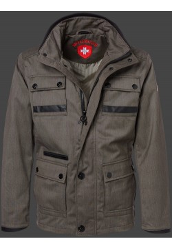 Jacken-Coat Gendarm BosAirTec Saltpepper Jacke Herren Sommer