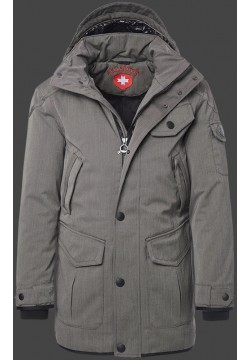 Jacken-Coat Gladiator BosAirTec Saltpepper Jacke Herren Winter